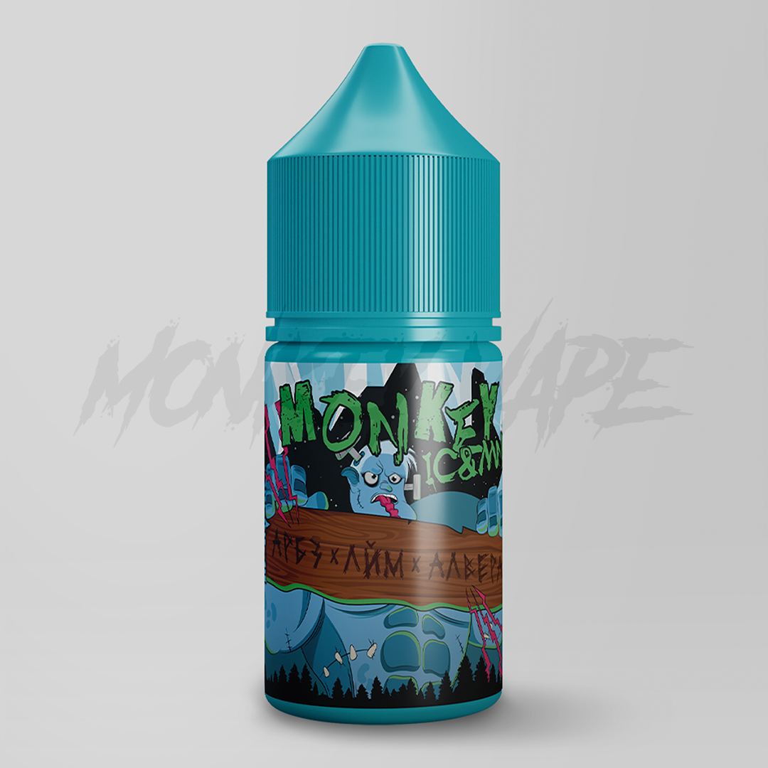 Жидкость Monkey Vape ic&mnt 25 мл №1 Арбз-Лйм-АлВера