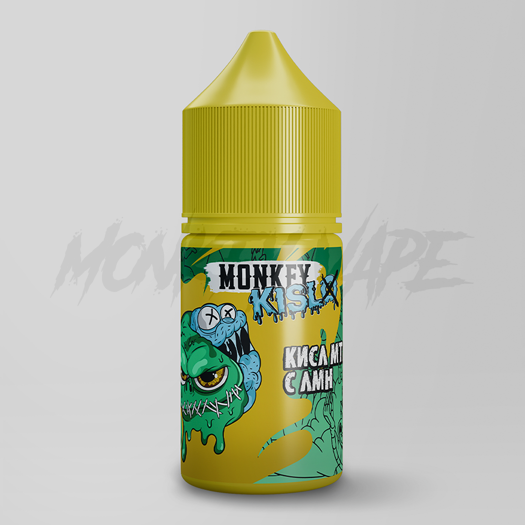 Жидкость Monkey Vape KISL 25мл #10 Кисл Мта с Лмн