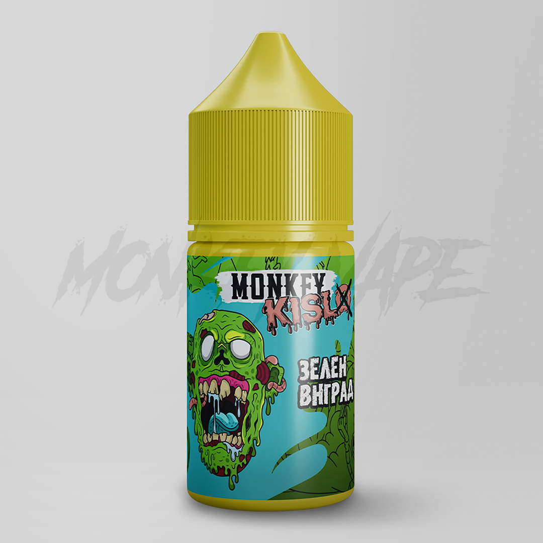 Жидкость Monkey Vape KISL 25мл #12 Кисл зелен внград