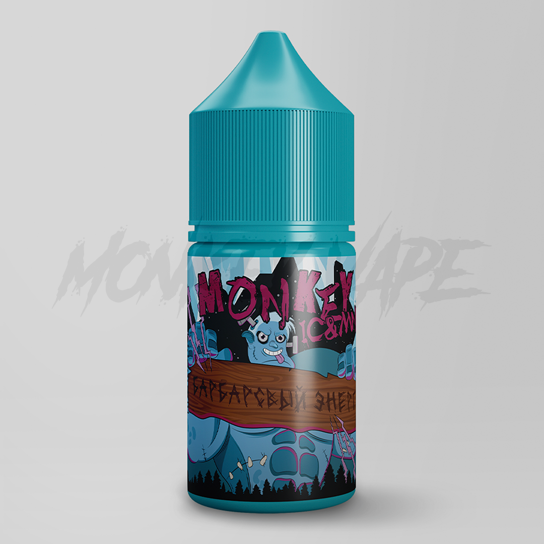 Жидкость Monkey Vape ic&mnt 25 мл №4 Барбарсвый Энерг