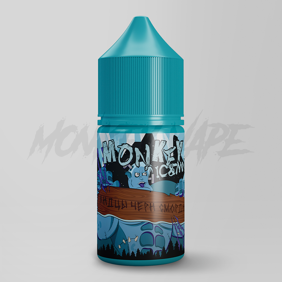 Жидкость Monkey Vape ic&mnt 25 мл №8 Лндцы черн смордн