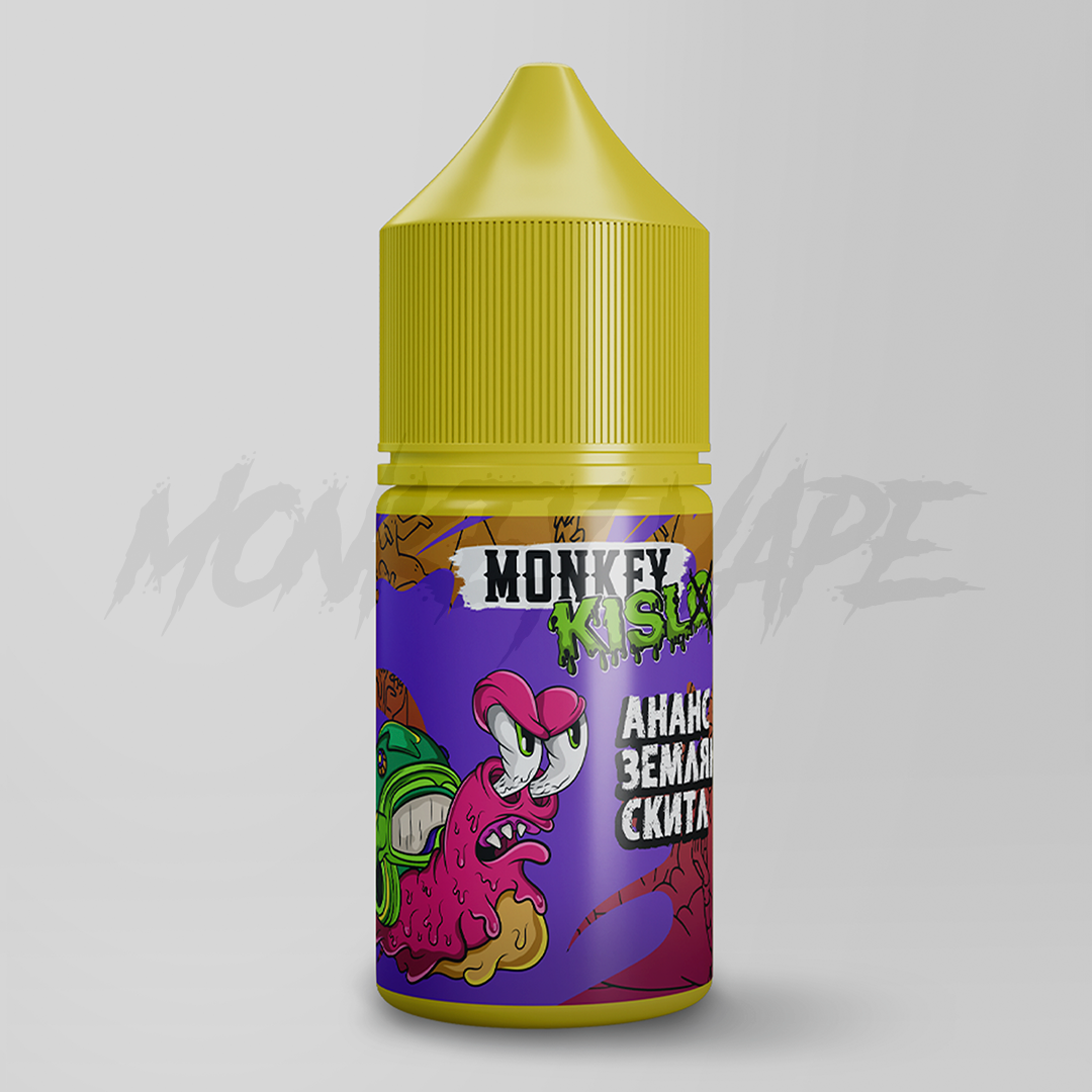 Жидкость Monkey Vape KISL 25мл #13 Кисл Ананс-Землян скитл