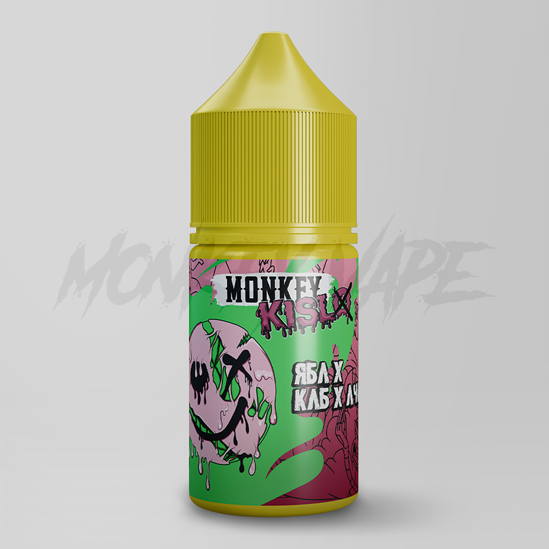 Жидкость Monkey Vape KISL 25мл #4 Ябл-Клб-Лчи