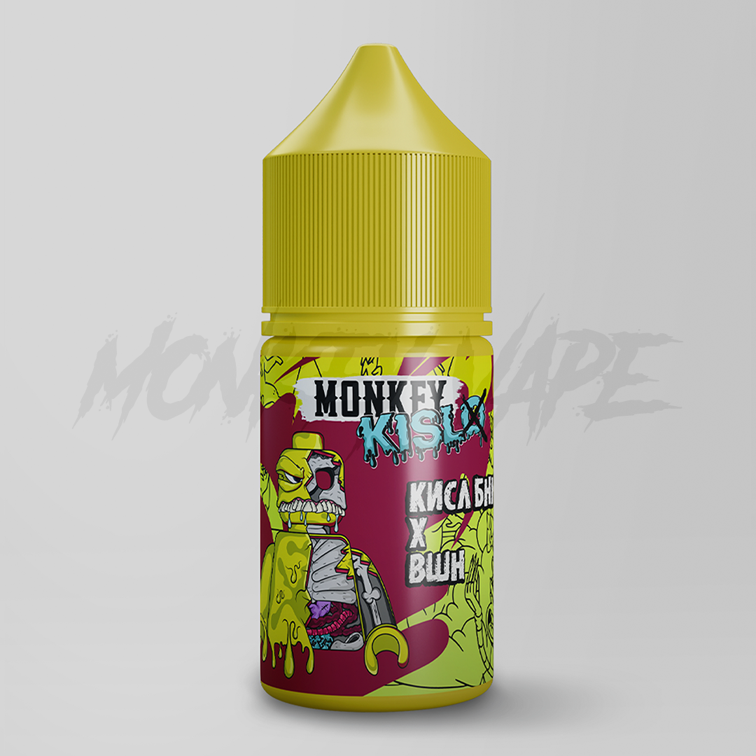 Жидкость Monkey Vape KISL 25мл #7 Кисл Бнн Вшн